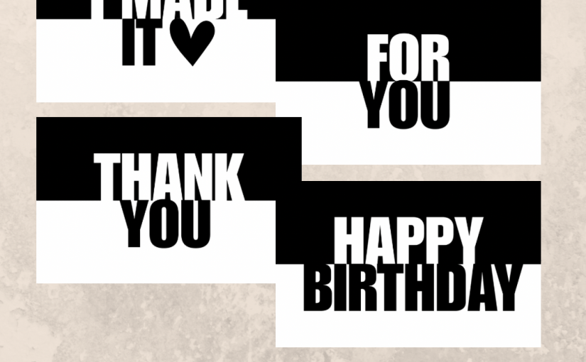 Freebie Friday #27 BLACK &&nbsp;WHITE