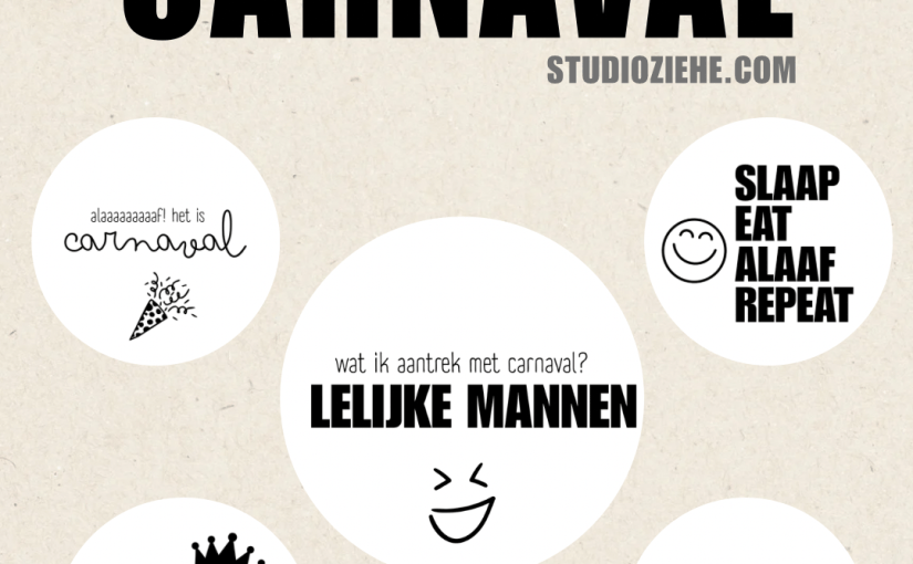 Stickers voor Carnaval